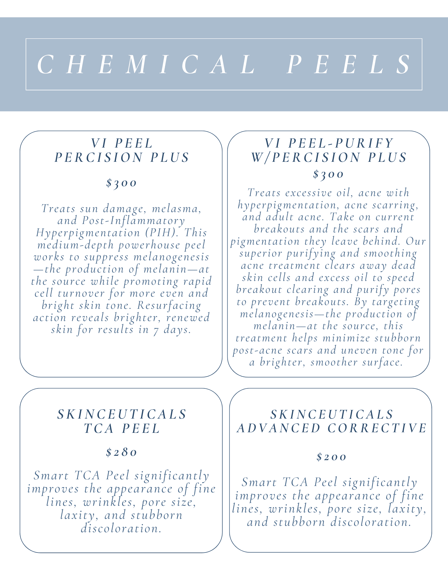 Chemical Peels